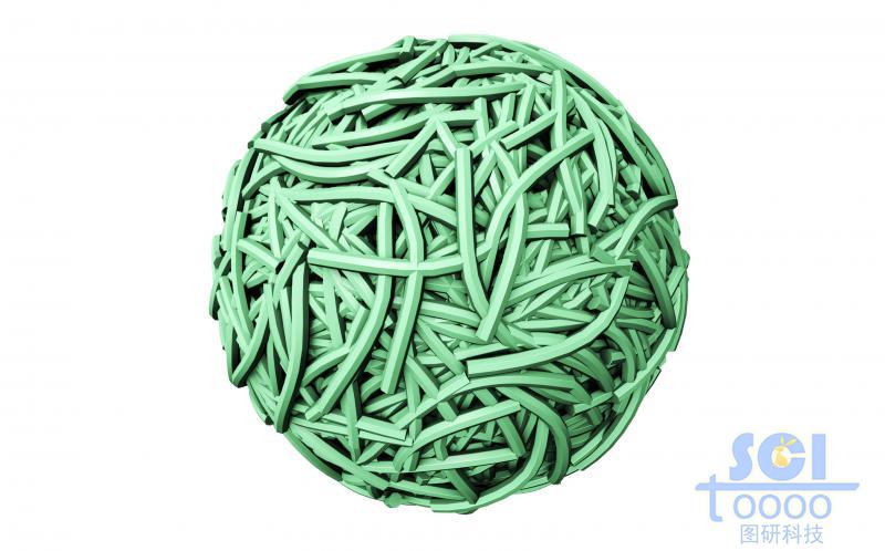 高分子鏈段交聯(lián)纏繞形成的籠狀結構