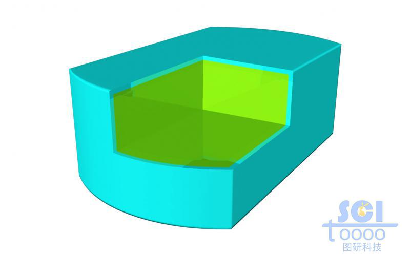 八分之一切口的內(nèi)部實(shí)心的高分子聚合體