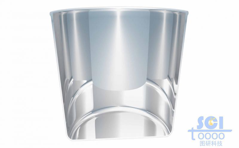 半切面的金屬小桶