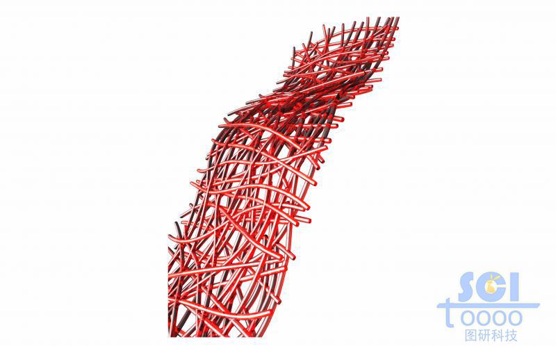 交錯(cuò)的碳納米管/高分子鏈段/纖維組成的柔性多孔膜材料
