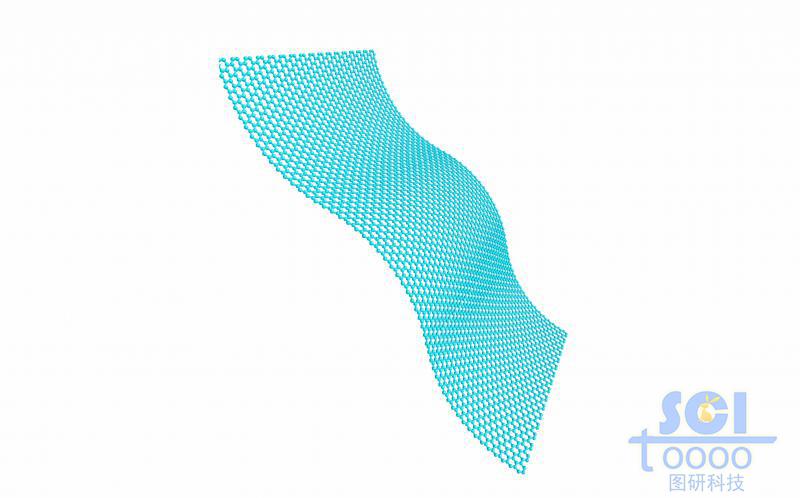 柔軟起伏的石墨烯