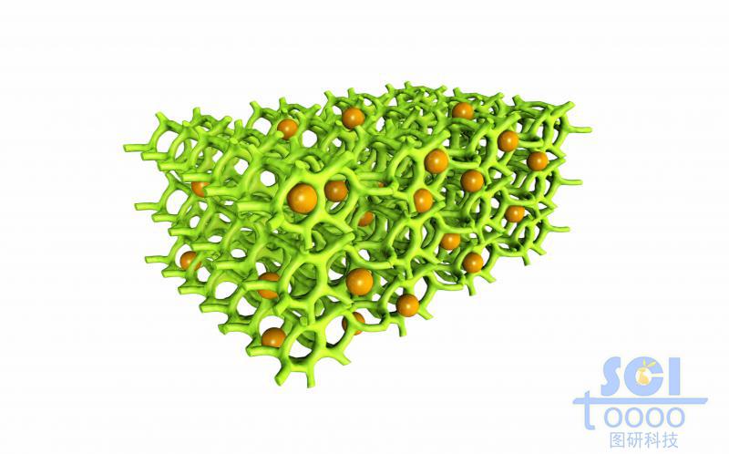帶催化劑顆粒的多孔泡沫骨架