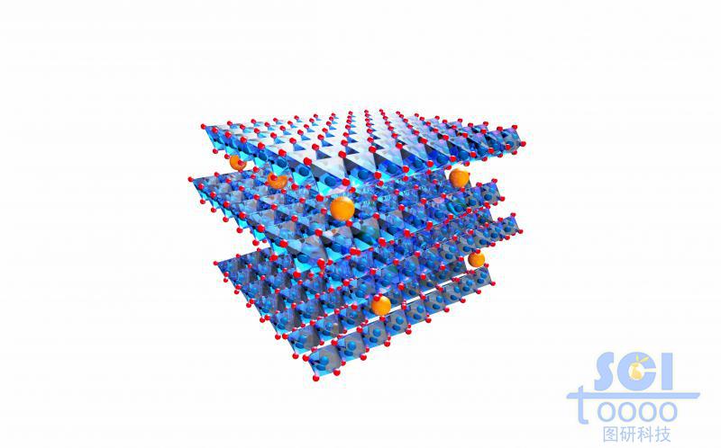 八面體晶體結構陣列