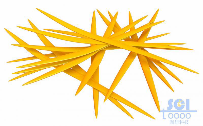 纖維結構/分子模式圖