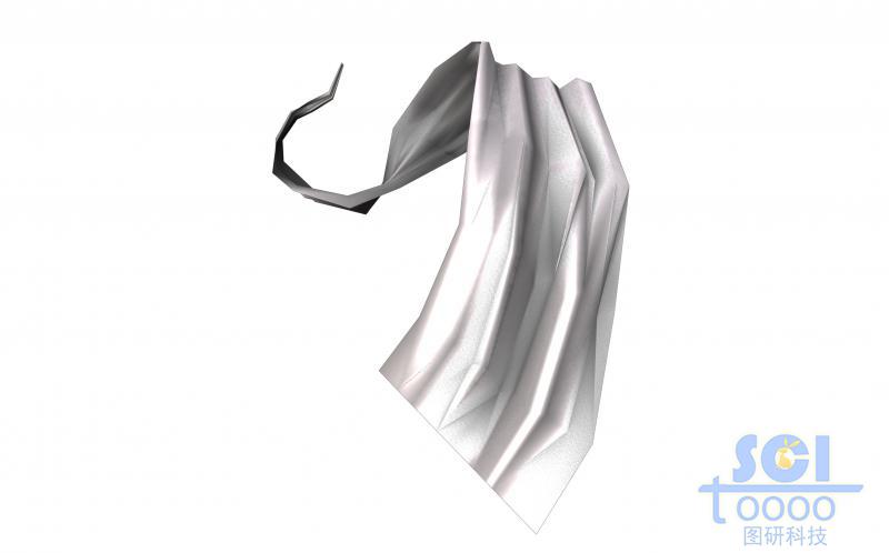 帶透視延伸的透明柔性膜