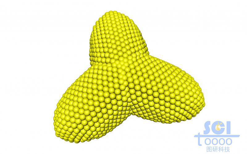 納米顆粒自組裝形成的三維立體結(jié)構(gòu)