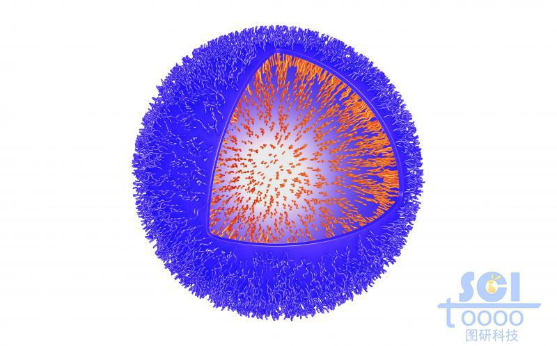 高分子鏈段交聯(lián)形成空心球殼