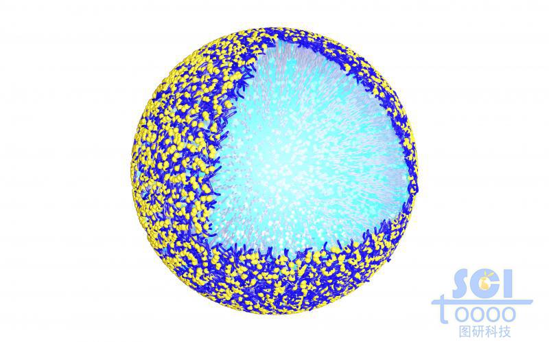 高分子鏈段交聯(lián)形成的內(nèi)部包裹溶液/水/乳液的納米球/微球