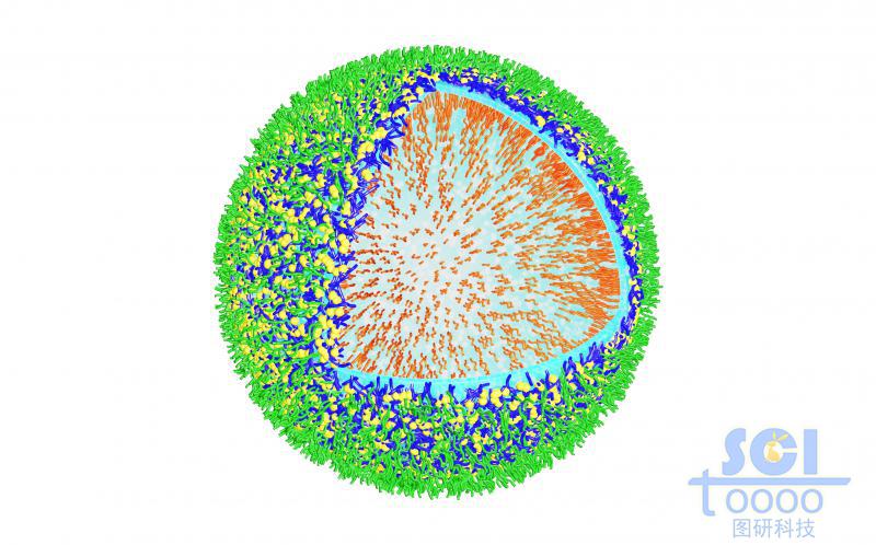 高分子鏈段交聯(lián)形成空心球殼
