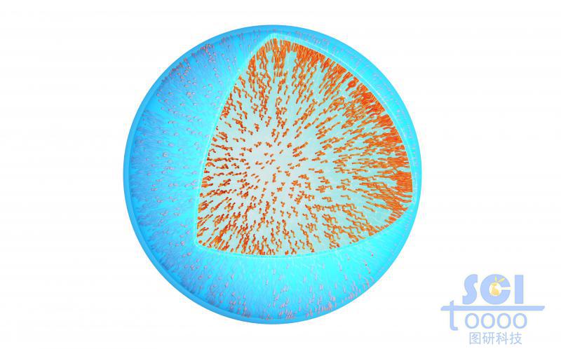 高分子鏈段交聯(lián)形成空心球殼