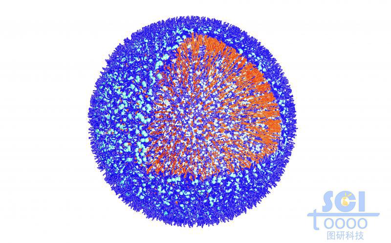 高分子鏈段交聯(lián)形成空心球殼