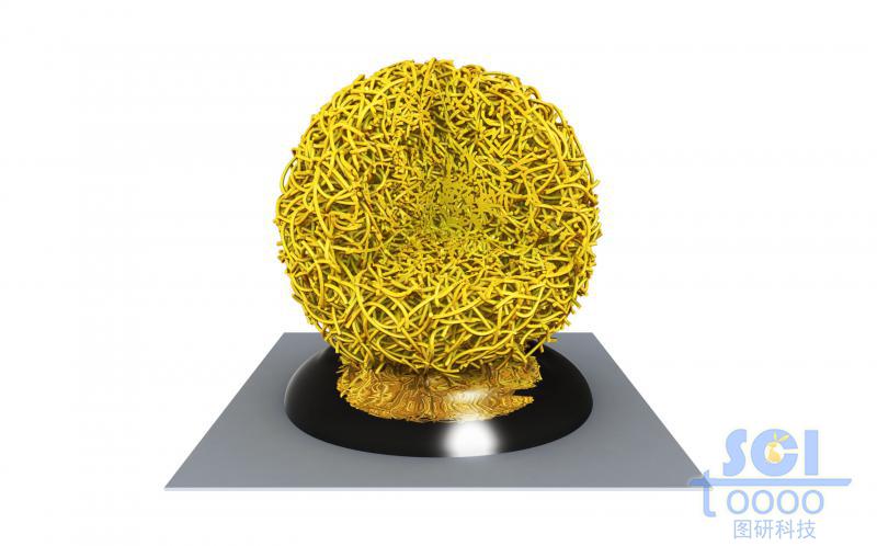 逆向吸附液體的碳納米管/高分子鏈段纏繞的多孔球