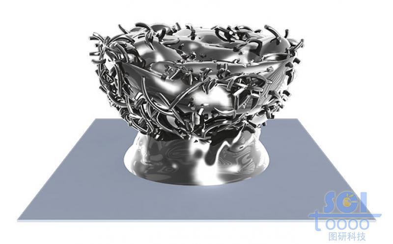 逆向吸附液體的碳納米管/高分子鏈段纏繞的多孔球