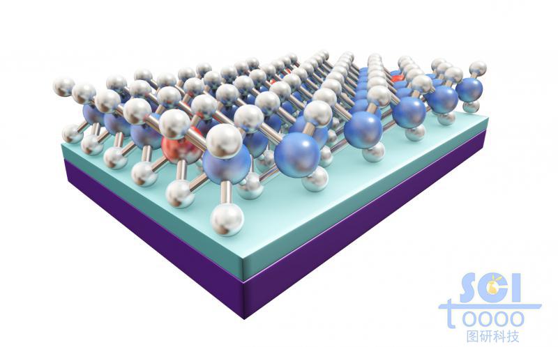 有雜質摻雜的MoS2二硫化鉬結構