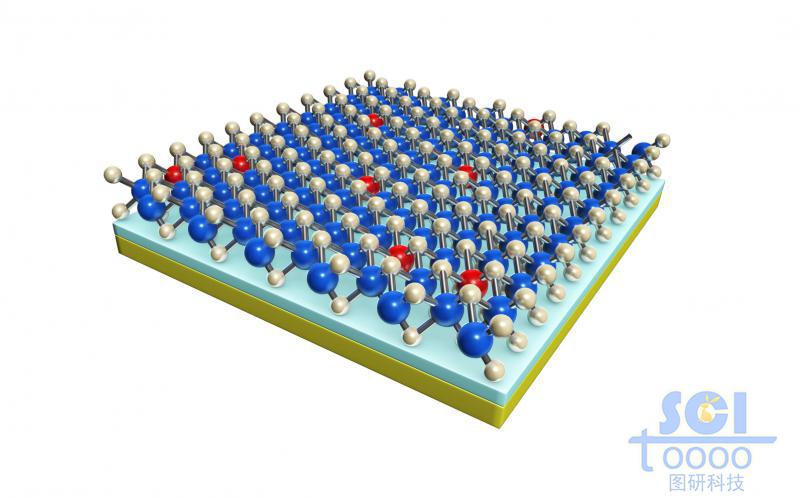 有雜質摻雜的MoS2二硫化鉬結構
