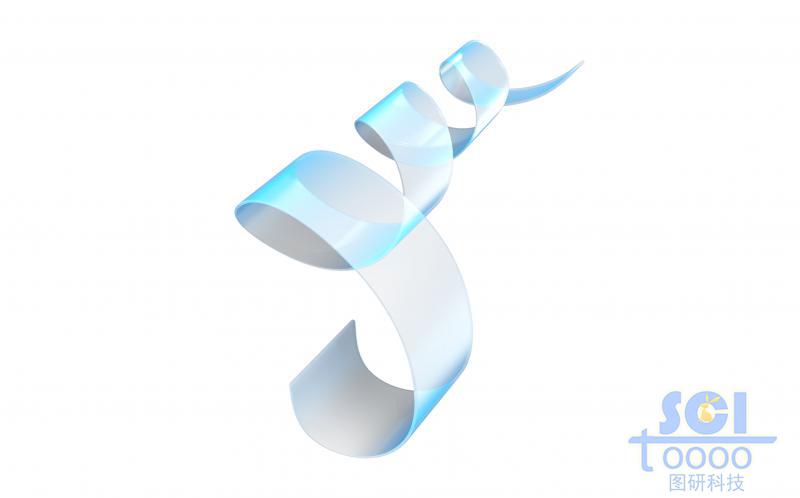 帶透視延伸的透明柔性膜