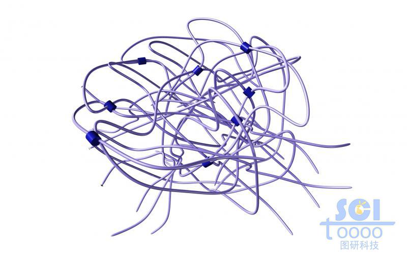 高分子鏈段交聯(lián)纏繞形成的結構內(nèi)嵌吸附納米藥物