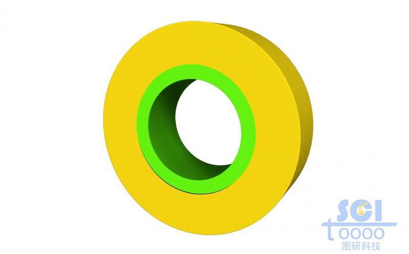 單壁孔道切面圖