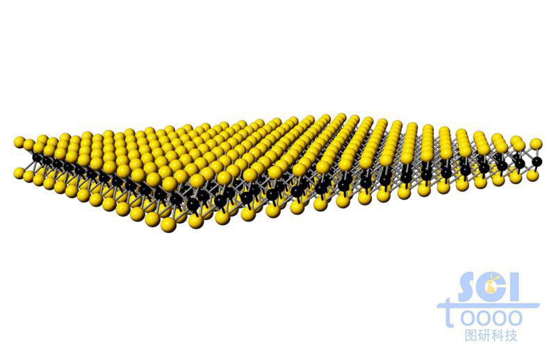 標準硫化鉬片層結(jié)構(gòu)