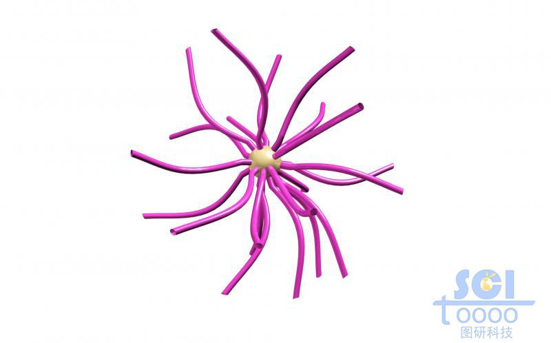 表面一個(gè)嵌段的ps覆蓋的金球