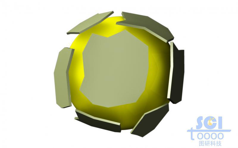 表面附著氧化硅SiO2片的油滴