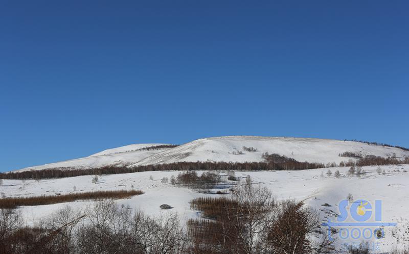 藍天雪地