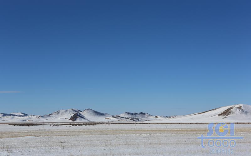 藍(lán)天雪地