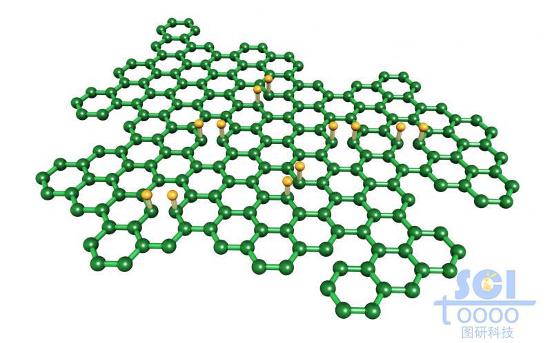 帶缺陷的石墨烯go表面生長出其他分子