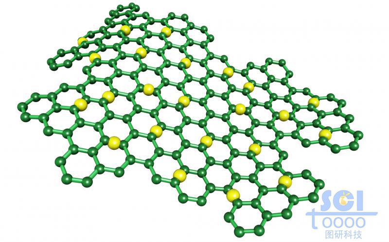 帶晶核的go石墨烯片