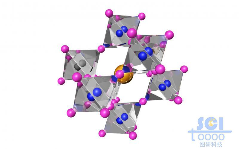 八面體晶體結構陣列