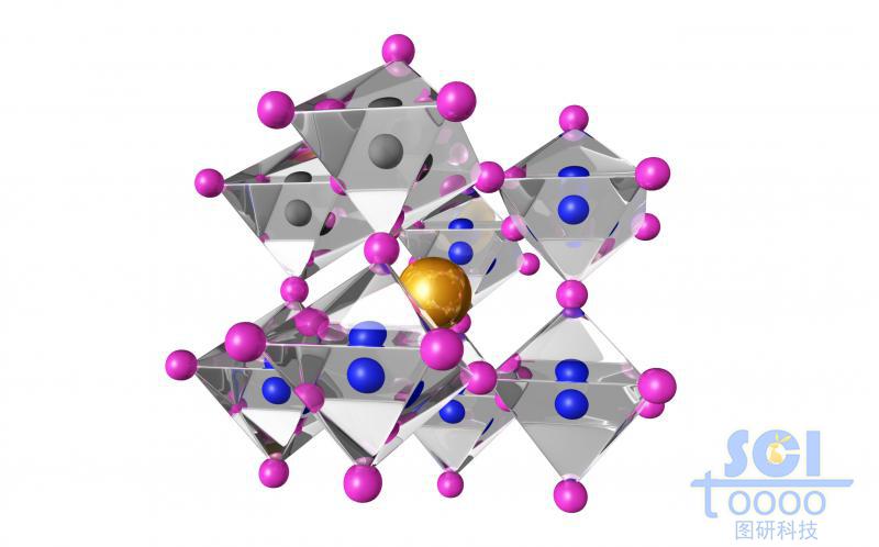 八面體晶體結構陣列