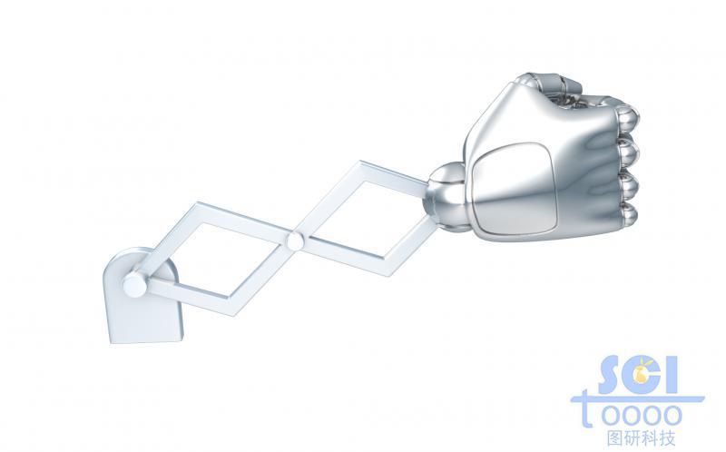 握拳的機械手臂