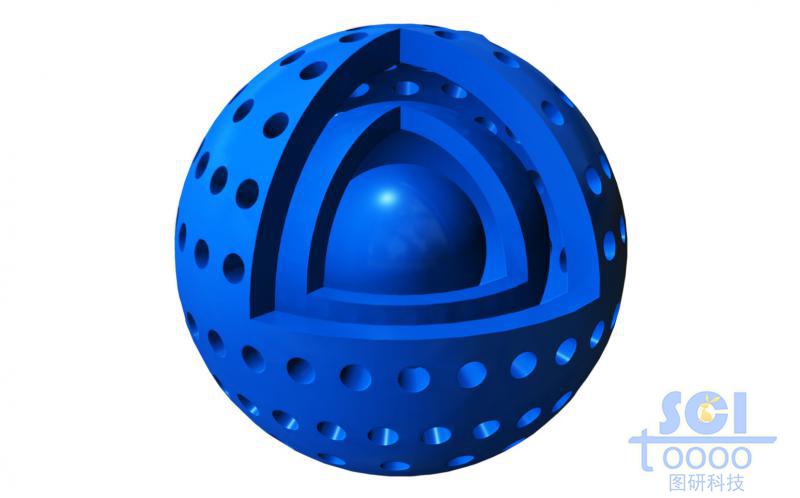 三層結(jié)構(gòu)的介孔中空球