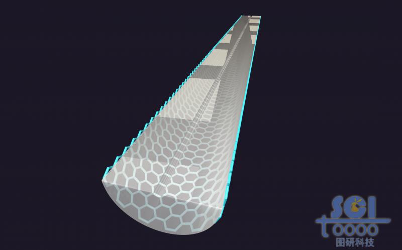 表面附著石墨烯的半切面光纖