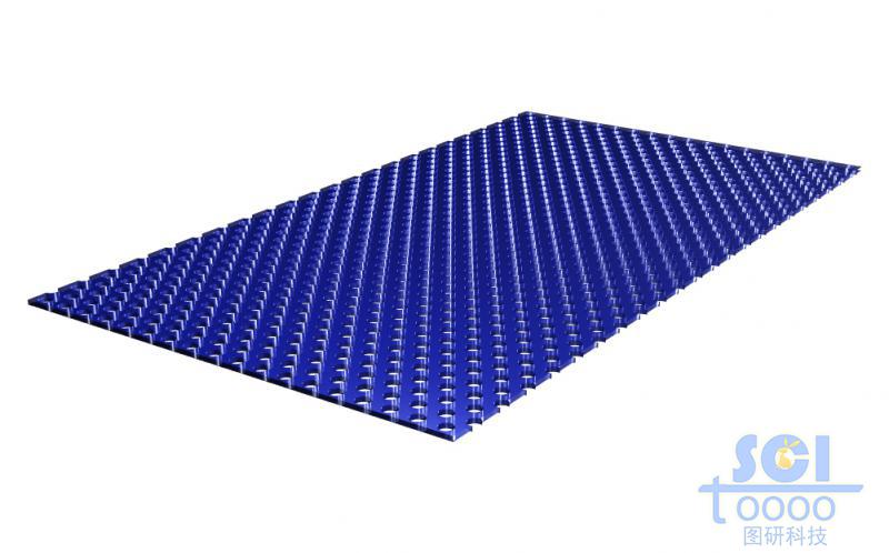 表面均勻打孔的光子晶體板