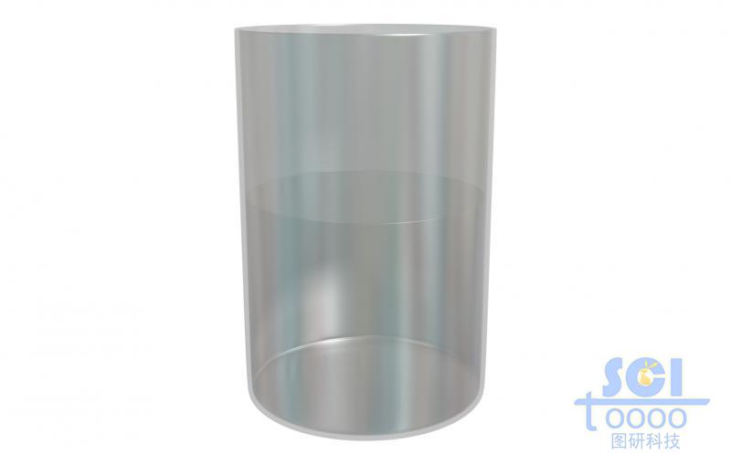 裝著液體的杯子