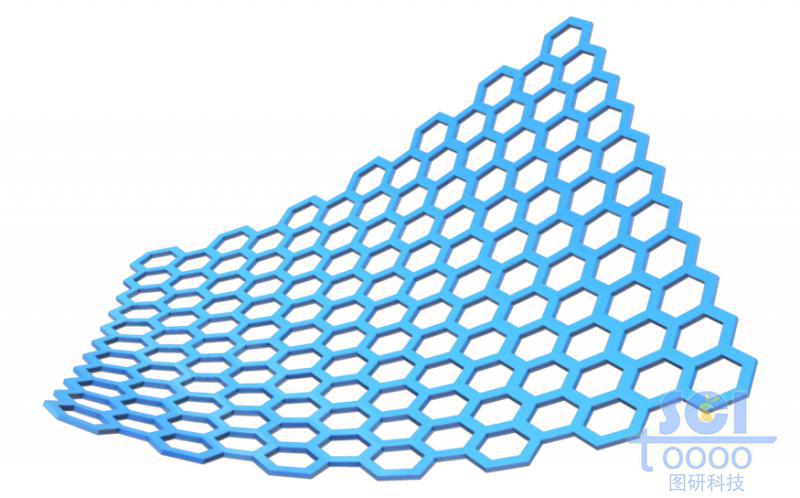 起伏的石墨烯結(jié)構(gòu)