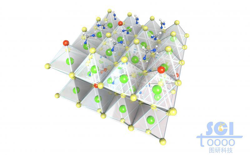 八面體晶體結構陣列