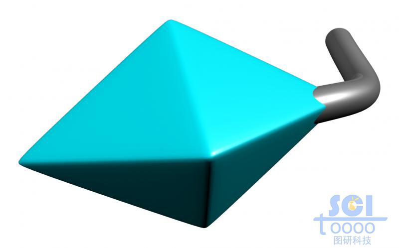 高分子鏈段與靶頭/分子模式圖/單體結構