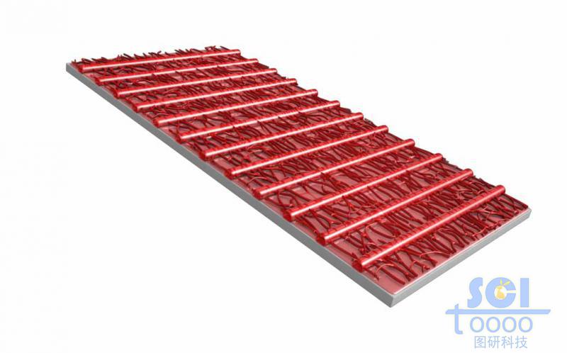 高分子鏈段堆積形成的疏水膜